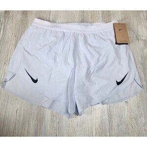 New Nike Men's 4" AeroSwift Dri-FIT ADV Brief-Lined Shorts Gray FN3352-085 LARGE